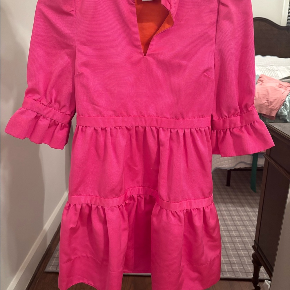 Gretchen Scott Designs Pink and Orange Dress